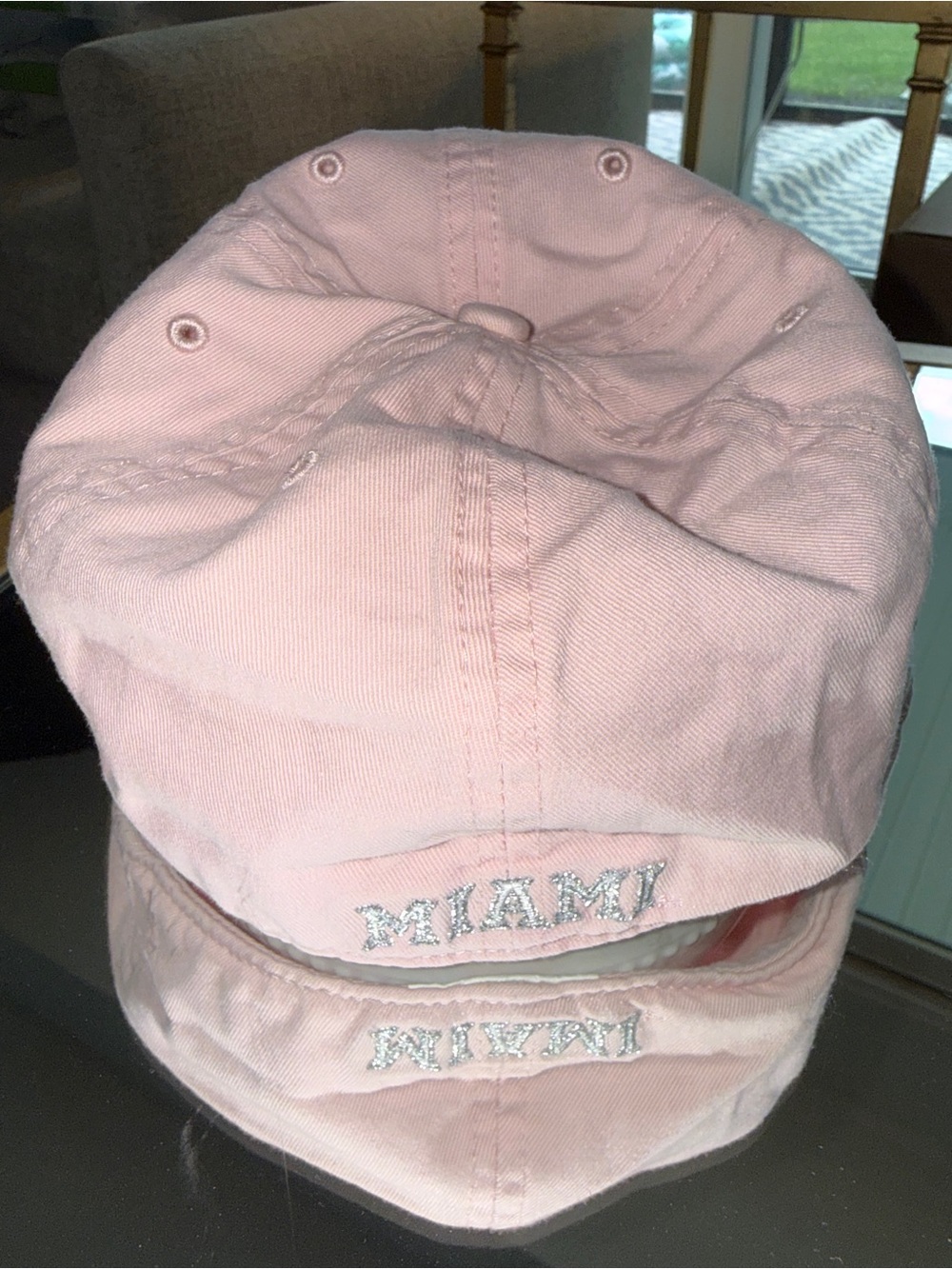 MIAMI UNIVERSITY Pink Baseball Cap - Picture 3 of 6